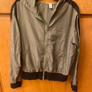 Forever 21 olive green jacket shirt size small